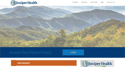 Desktop Screenshot of juniperhealth.org